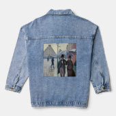 Gustave Caillebotte - Paris Street; Rainy Day Denim Jacket (Achterkant)