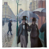 Gustave Caillebotte - Paris Street; Rainy Day Douchegordijn (Voorkant)