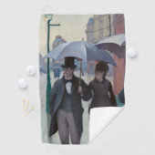 Gustave Caillebotte - Paris Street; Rainy Day Golfhanddoek (Insitu)