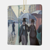 Gustave Caillebotte - Paris Street; Rainy Day Keramisch Ornament (Links)