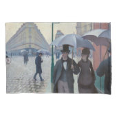 Gustave Caillebotte - Paris Street; Rainy Day Kussensloop (Voorkant)