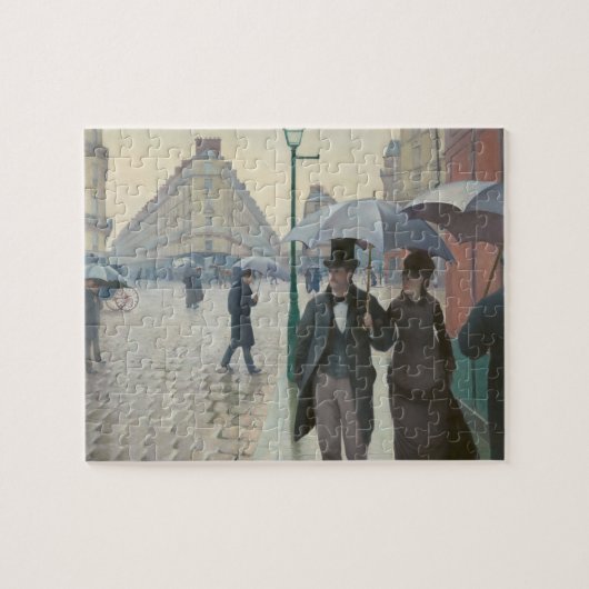 Gustave Caillebotte - Paris Street; Rainy Day Legpuzzel (Horizontaal)