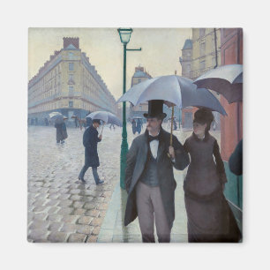 Gustave Caillebotte - Paris Street; Rainy Day Magneet