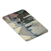 Gustave Caillebotte - Paris Street; Rainy Day Magneet (Rechterzijde)