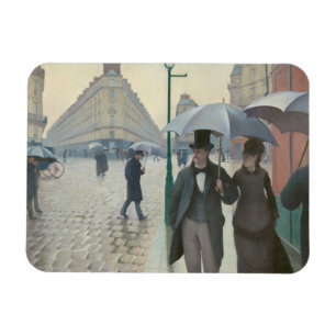Gustave Caillebotte - Paris Street; Rainy Day Magneet