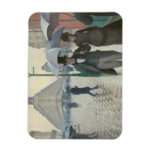 Gustave Caillebotte - Paris Street; Rainy Day Magneet (Verticaal)