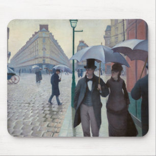 Gustave Caillebotte - Paris Street; Rainy Day Muismat