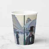 Gustave Caillebotte - Paris Street; Rainy Day Papieren Bekers (Links)