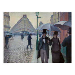 Gustave Caillebotte - Paris Street; Rainy Day Perfect Poster