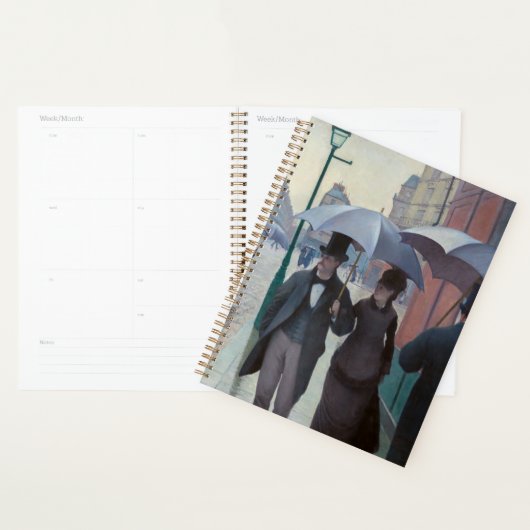 Gustave Caillebotte - Paris Street; Rainy Day Planner (Display)
