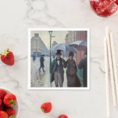 Gustave Caillebotte - Paris Street; Rainy Day Servet (Insitu)
