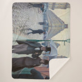 Gustave Caillebotte - Paris Street; Rainy Day Sherpa Deken (Voorkant)