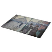 Gustave Caillebotte - Paris Street; Rainy Day Snijplank (Hoek)