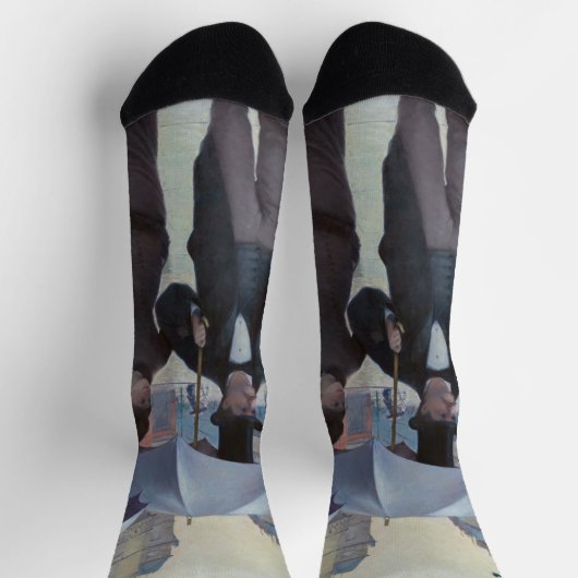 Gustave Caillebotte - Paris Street; Rainy Day Sokken (Top)