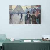 Gustave Caillebotte - Paris Street; Rainy Day Spandoek (Beurs)