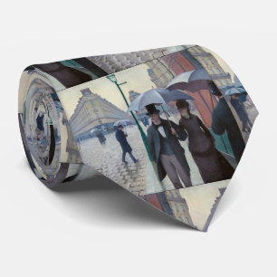 Gustave Caillebotte - Paris Street; Rainy Day Stropdas