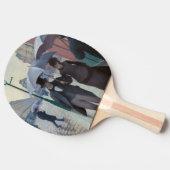 Gustave Caillebotte - Paris Street; Rainy Day Tafeltennisbatje (Zijkant)