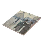 Gustave Caillebotte - Paris Street; Rainy Day Tegeltje (Zijkant)