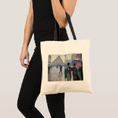Gustave Caillebotte - Paris Street; Rainy Day Tote Bag (Voorkant (product))