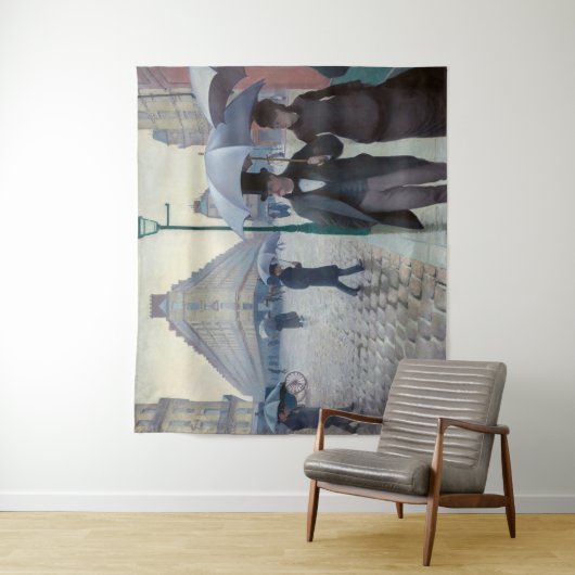 Gustave Caillebotte - Paris Street; Rainy Day Wandkleed (In situ)