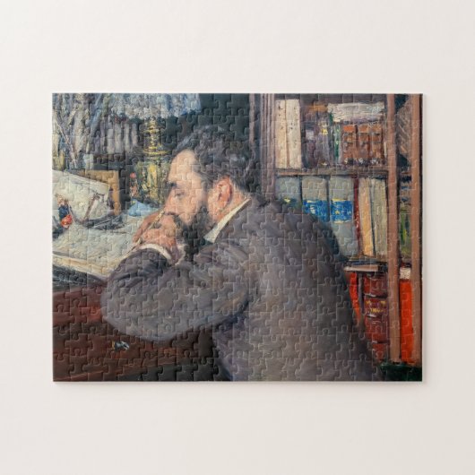 Gustave Caillebotte - Portret van Henri Cordier Legpuzzel (Horizontaal)