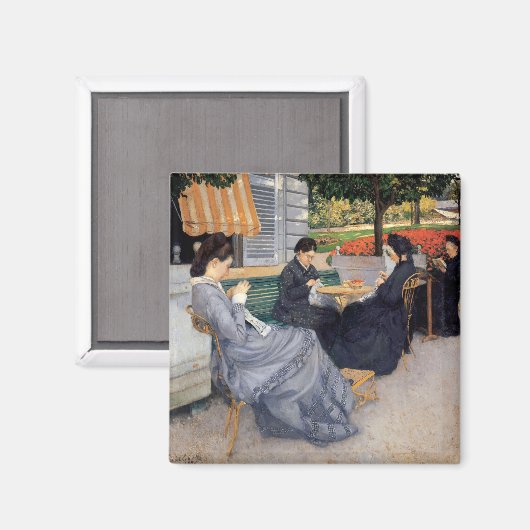 Gustave Caillebotte - Portretten in het platteland Magneet (Voorkant / Achterkant)