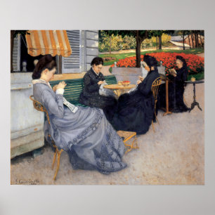 Gustave Caillebotte - Portretten in het platteland Poster