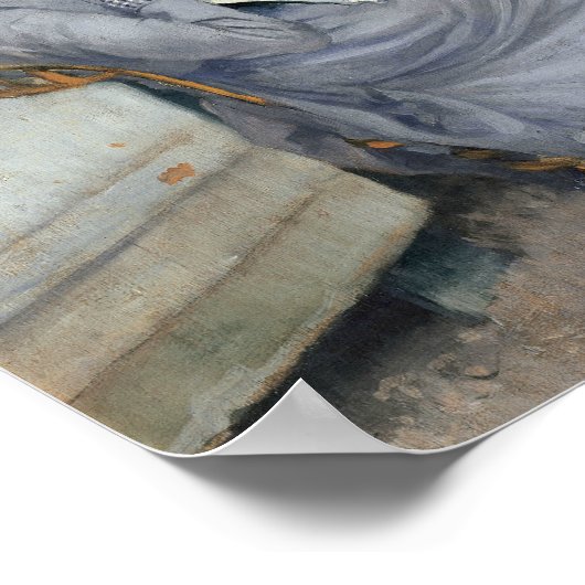 Gustave Caillebotte - Portretten in het platteland Poster (Hoek)