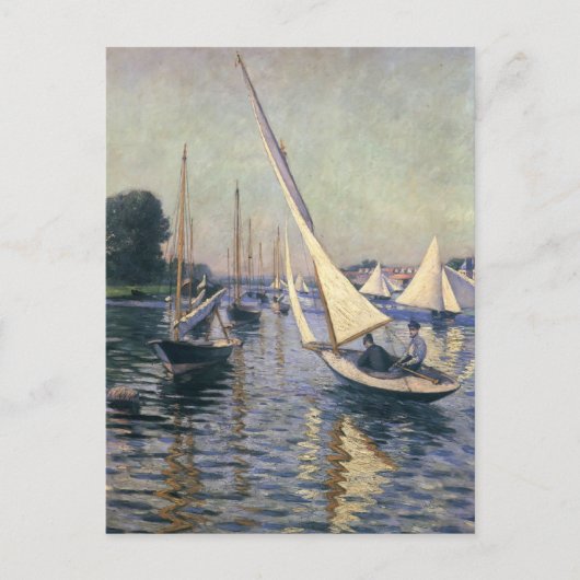 Gustave Caillebotte - Regatta in Argenteuil Briefkaart (Voorkant)