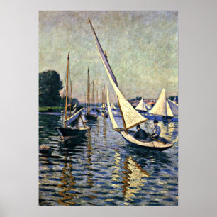 Gustave Caillebotte: Regatta in Argenteuil Poster