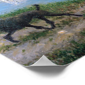 Gustave Caillebotte - Richard Gallo en Zijn hond Poster (Hoek)