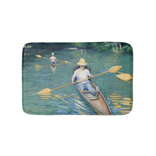 Gustave Caillebotte - Roeibootjes op de Yerres Badmat (Voorkant)