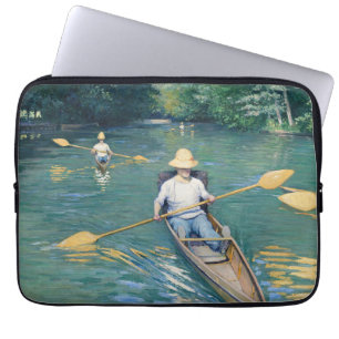 Gustave Caillebotte - Roeibootjes op de Yerres Laptop Sleeve
