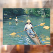 Gustave Caillebotte - Roeibootjes op de Yerres Raamsticker (Vel 2)