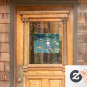 Gustave Caillebotte - Roeibootjes op de Yerres Raamsticker (Huis Deur)