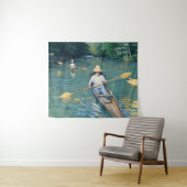 Gustave Caillebotte - Roeibootjes op de Yerres Wandkleed (In Situ (horizontaal))