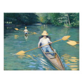Gustave Caillebotte - Roeiboten op de Yerres Foto Afdruk (Voorkant)