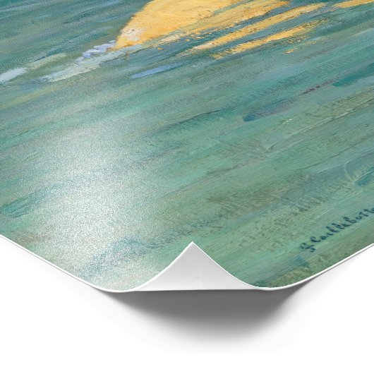 Gustave Caillebotte - Roeiboten op de Yerres Foto Afdruk (Hoek)