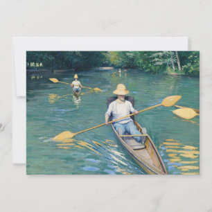 Gustave Caillebotte - Roeiboten op de Yerres Kaart