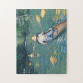 Gustave Caillebotte - Roeiboten op de Yerres Legpuzzel (Verticaal)