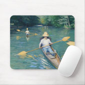 Gustave Caillebotte - Roeiboten op de Yerres Muismat (Met muis)