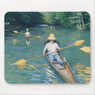 Gustave Caillebotte - Roeiboten op de Yerres Muismat