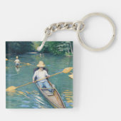 Gustave Caillebotte - Roeiboten op de Yerres Sleutelhanger (Achterkant)