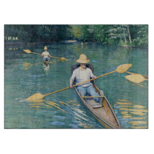 Gustave Caillebotte - Roeiboten op de Yerres Snijplank