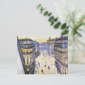 Gustave Caillebotte - Rue Halevy van Zesde verdiep Briefkaart (Staand voorkant)