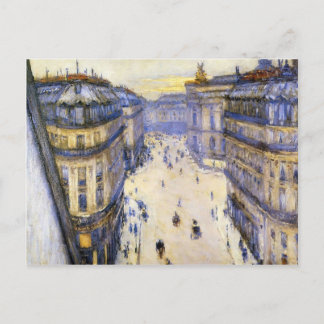 Gustave Caillebotte - Rue Halevy van Zesde verdiep Briefkaart