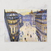Gustave Caillebotte - Rue Halevy van Zesde verdiep Briefkaart (Voorkant)