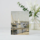 Gustave Caillebotte - Sailing Boats in Argenteuil Briefkaart (Staand voorkant)