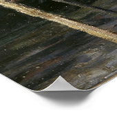 Gustave Caillebotte - Sailing Boats in Argenteuil Poster (Hoek)