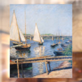 Gustave Caillebotte - Sailing Boats in Argenteuil Raamsticker (Vel 2)